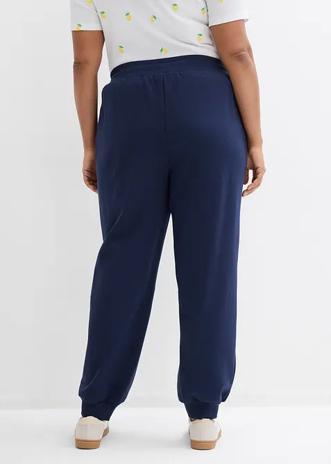 Pantaloni in felpa di puro cotone, bonprix