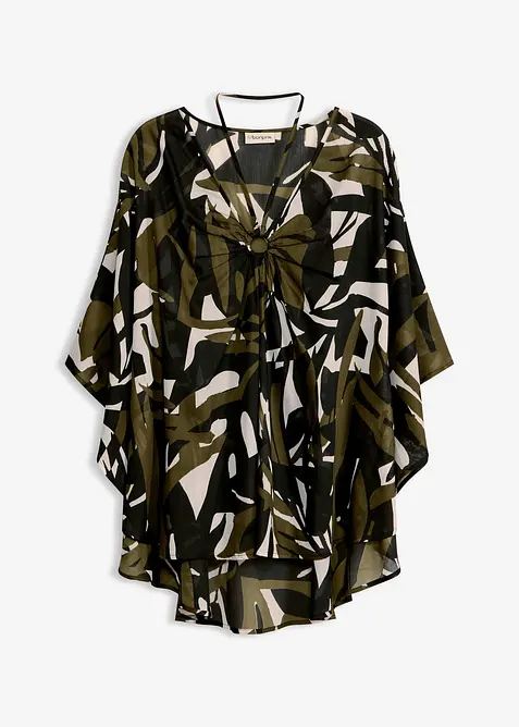 Tunica da spiaggia trasparente, bonprix