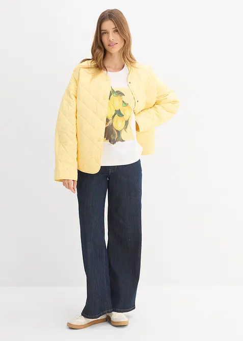 T-shirt in misto cotone elasticizzato, bonprix