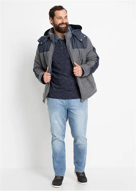 Polo a maniche lunghe in puro cotone, bonprix