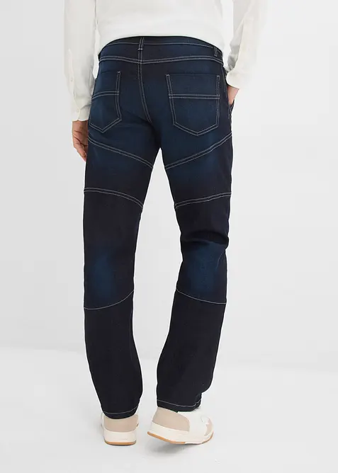 Jeans regular fit con vita elasticizzata, straight, bonprix
