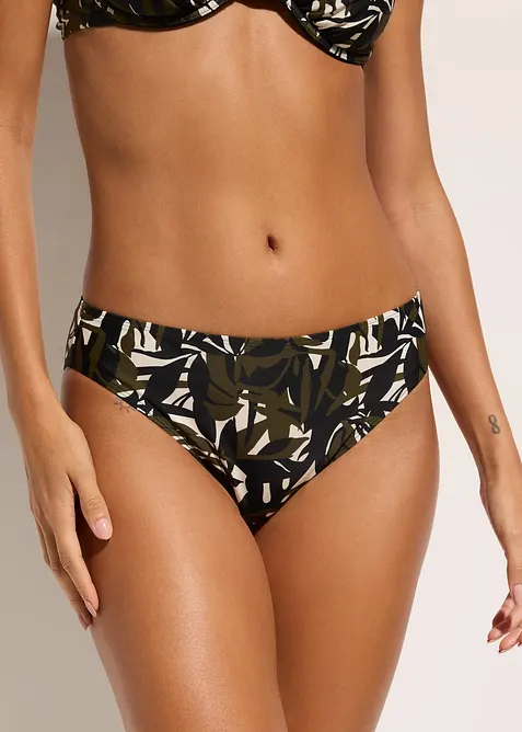 Slip per bikini (pacco da 2) tinta unita e in fantasia, bonprix