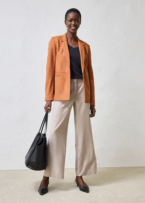 Blazer in pelle scamosciata, bonprix