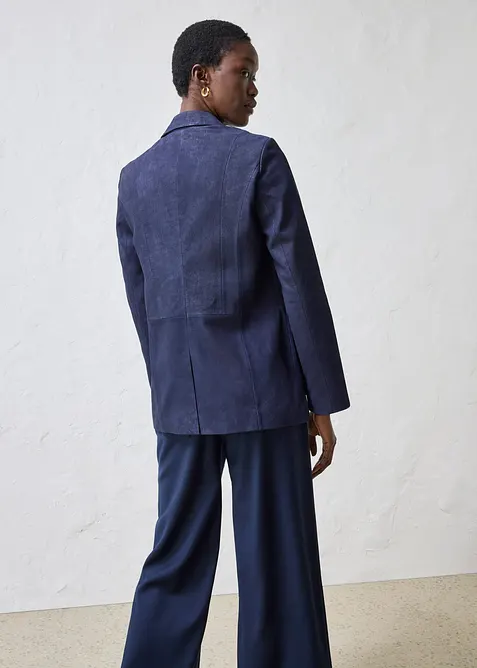 Blazer in pelle scamosciata, bonprix