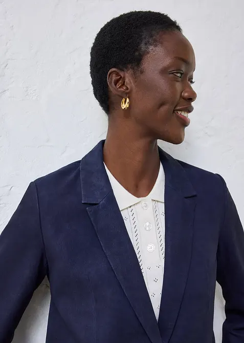 Blazer in pelle scamosciata, bonprix