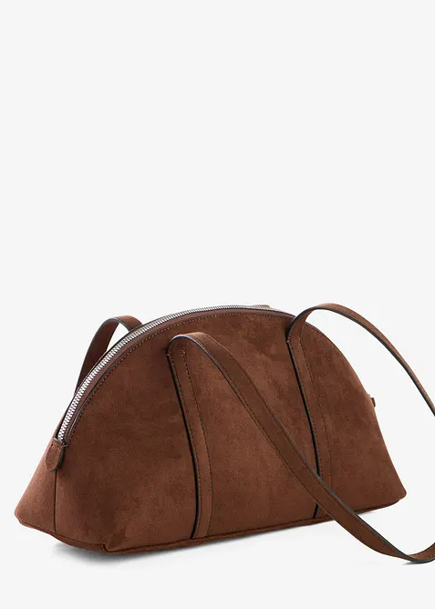 Borsa a tracolla in similpelle scamosciata, bonprix