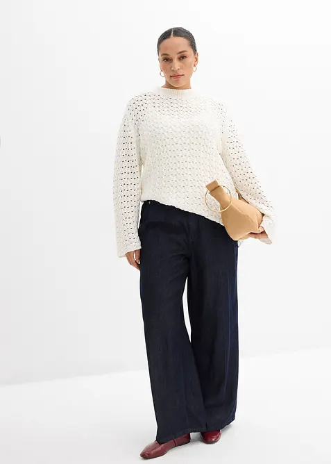 Maglione traforato, bonprix