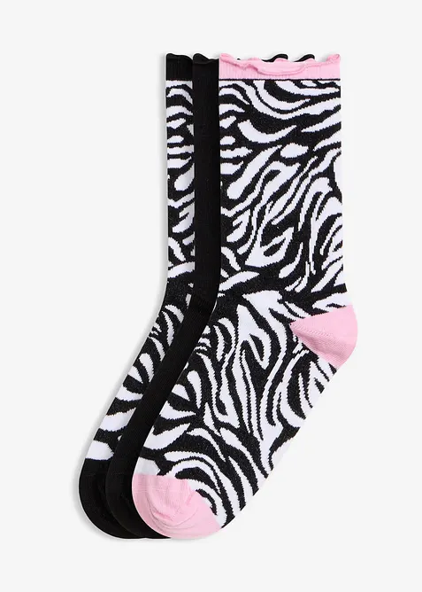 Calzini con cotone biologico (pacco da 3 paia), bonprix