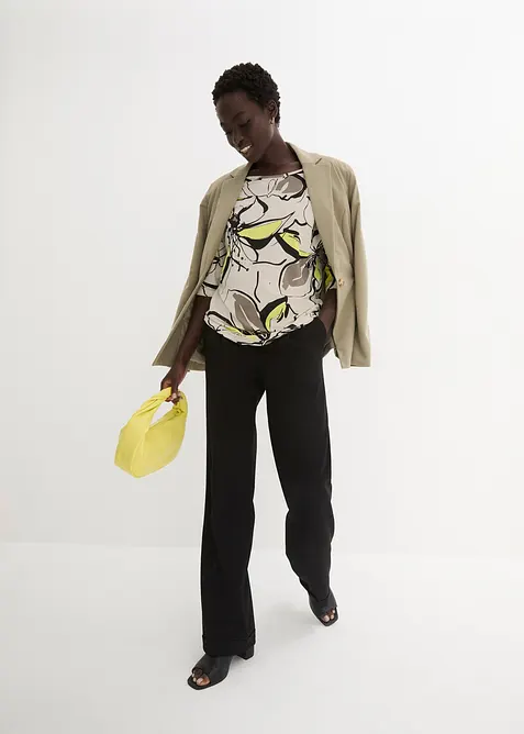 Maglia in fantasia floreale, bonprix