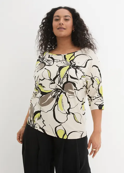 Maglia in fantasia floreale, bonprix