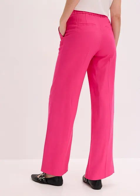 Pantaloni larghi leggeri con viscosa, bonprix