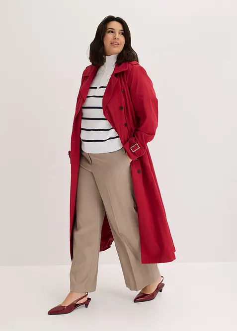 Pantaloni larghi leggeri con viscosa, bonprix