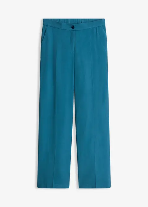 Pantaloni larghi leggeri con viscosa, bonprix