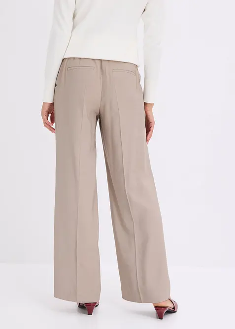 Pantaloni larghi leggeri con viscosa, bonprix
