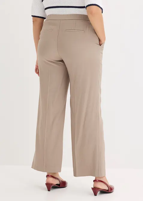 Pantaloni larghi leggeri con viscosa, bonprix