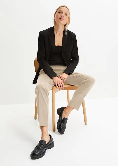 Top con spalline sottili in puro cotone (pacco da 3), bonprix