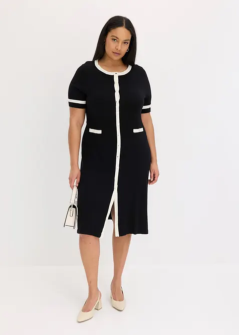 Abito in maglia di misto viscosa, bonprix