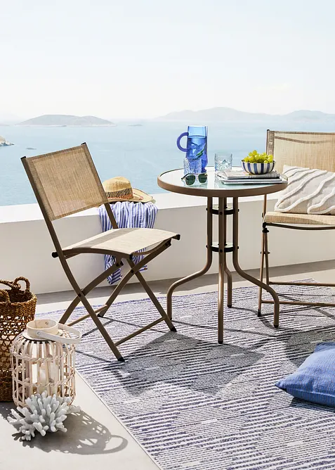 Tappeto lavabile per interno ed esterno con motivo grafico, bonprix