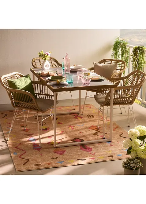 Tappeto lavabile da interno ed esterno con motivo orientale, bonprix