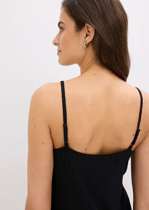 Pigiama in morbido jersey pointelle, bonprix