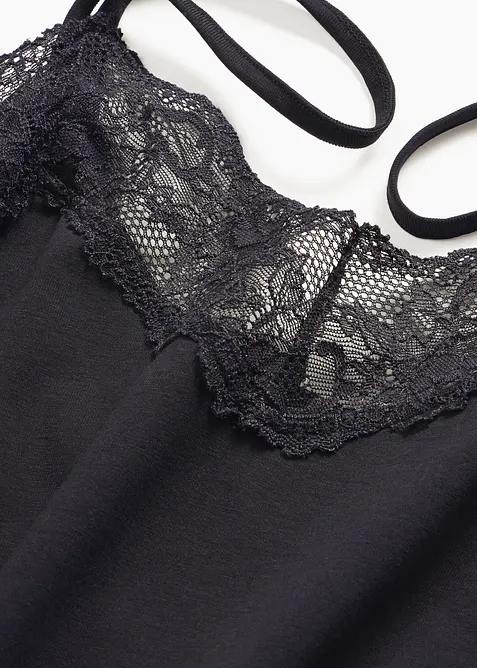 Camicia da notte corta con spalline sottili, bonprix