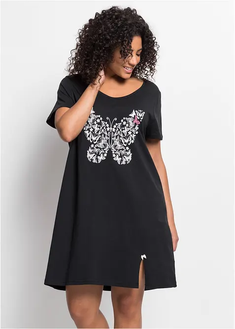 Camicia da notte corta in cotone biologico, bonprix