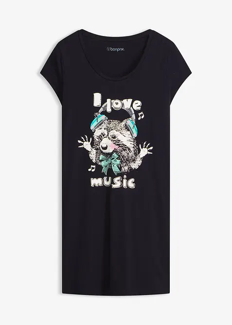 Camicia da notte corta in puro cotone biologico, bonprix