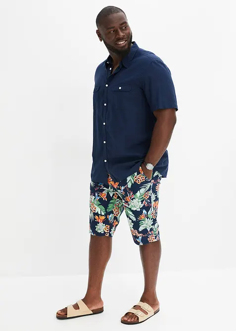 Camicia a maniche corte in puro cotone, bonprix