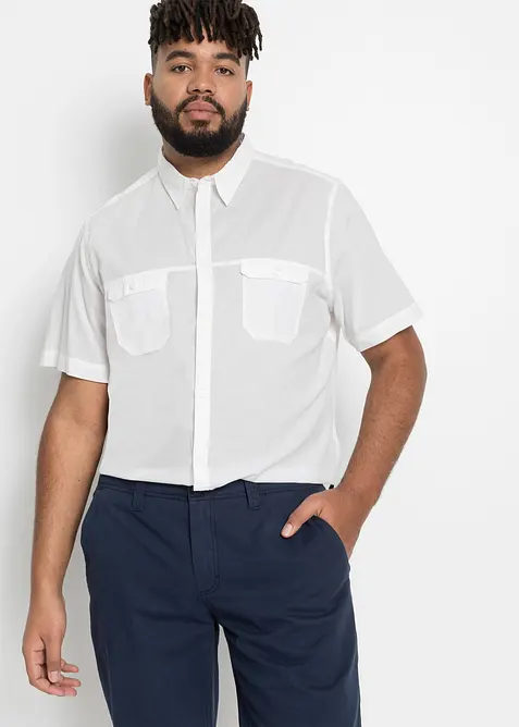 Camicia a maniche corte in puro cotone, bonprix