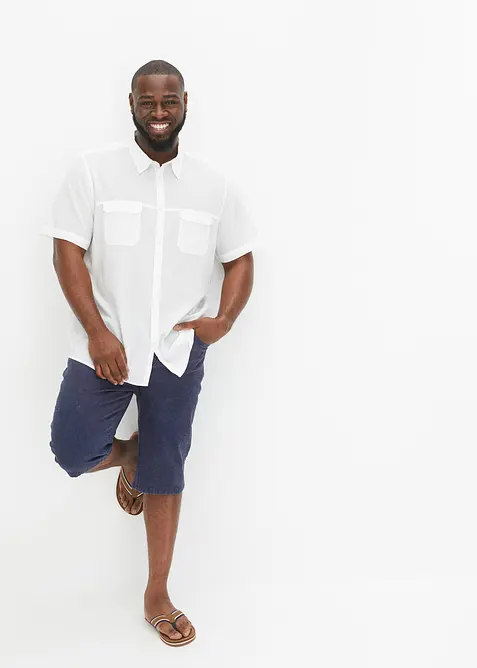 Camicia a maniche corte in puro cotone, bonprix