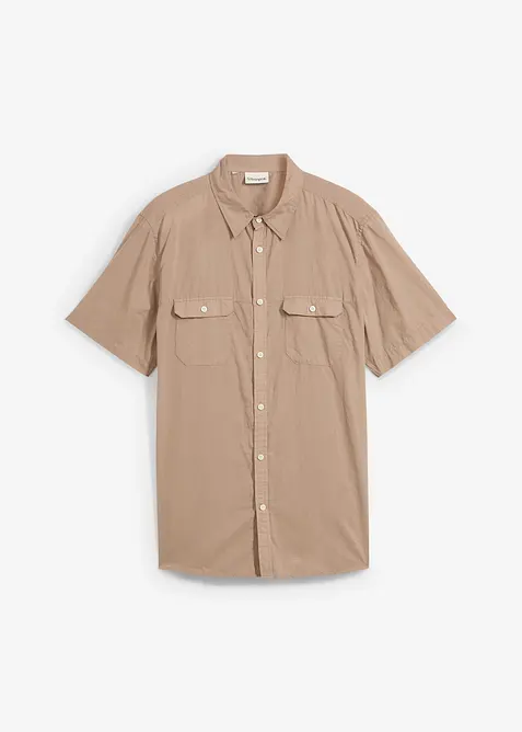 Camicia a maniche corte in puro cotone, bonprix