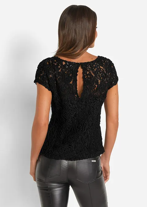 Blusa in pizzo, bonprix