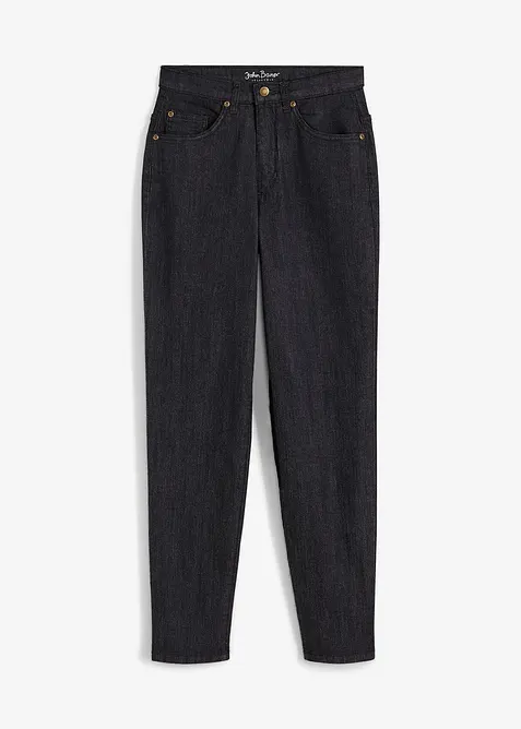 Mom jeans elasticizzati, a vita alta, bonprix