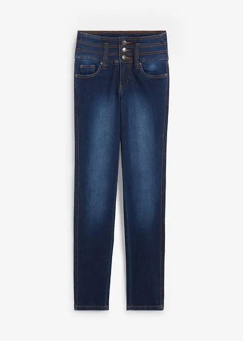 Jeans modellanti slim, vita alta, bonprix