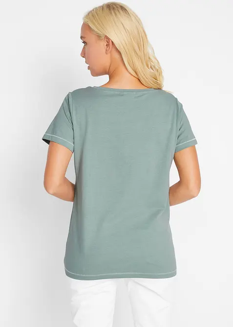 T-shirt in puro cotone, bonprix