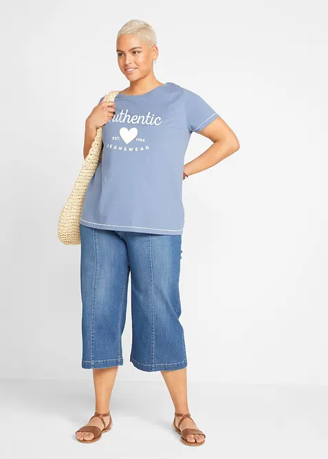 T-shirt in puro cotone, bonprix