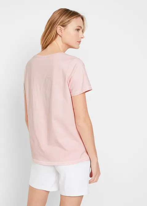 T-shirt in puro cotone, bonprix