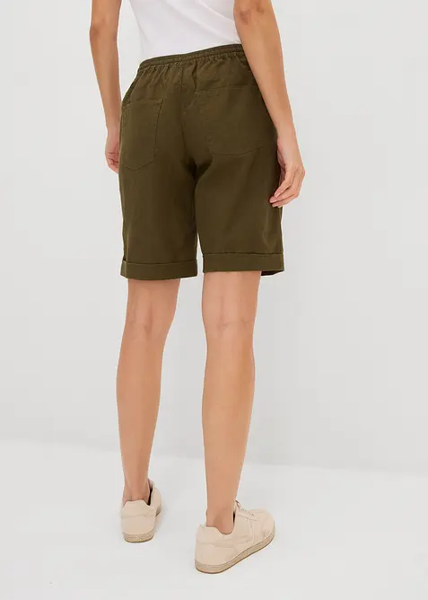 Bermuda in misto lino, bonprix