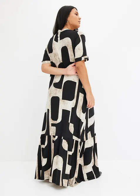 Abito lungo in morbido misto viscosa, bonprix