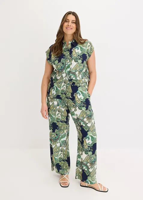 Camicetta fantasia in viscosa fluida, bonprix