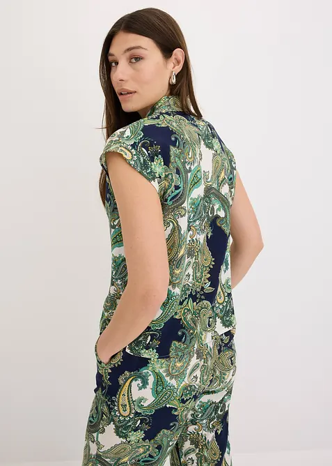 Camicetta fantasia in viscosa fluida, bonprix