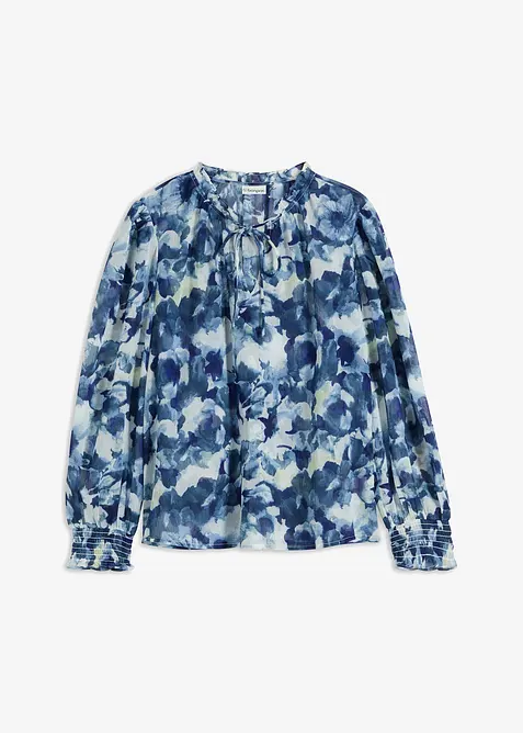 Blusa in chiffon fantasia, bonprix
