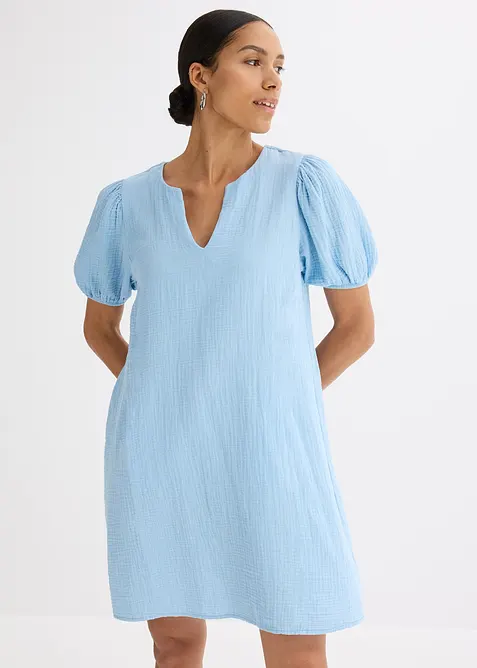 Abito corto in mussola, bonprix