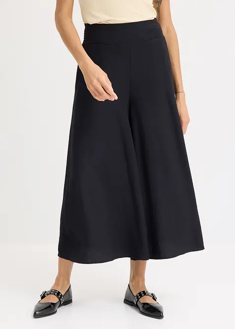 Pantaloni culotte in misto viscosa, bonprix