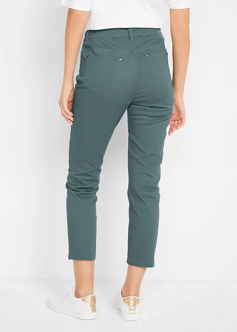 Pantaloni cropped a vita alta, bonprix