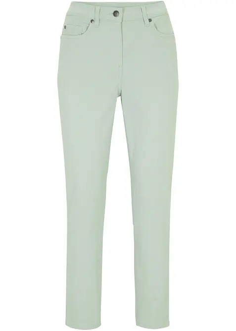 Pantaloni cropped in misto cotone elasticizzato, bonprix