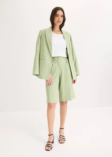 Bermuda in misto lino, bonprix