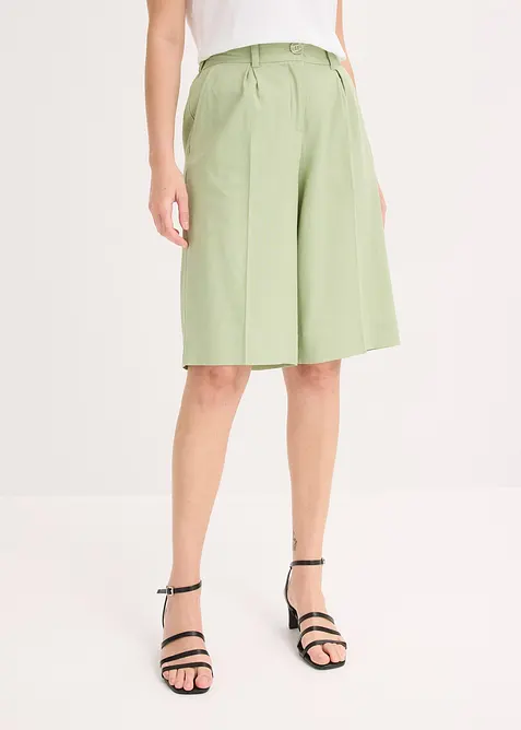 Bermuda in misto lino, bonprix