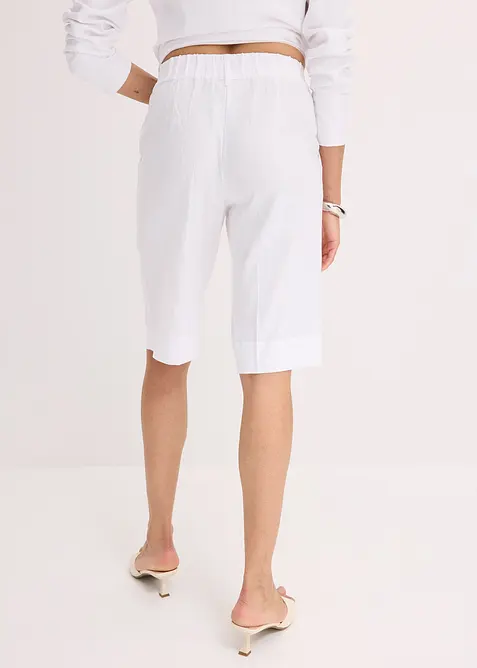 Bermuda in misto lino, bonprix