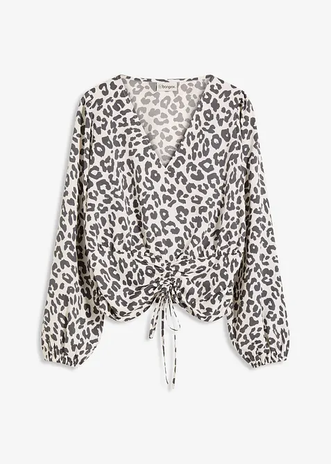 Blusa con arricciatura, bonprix